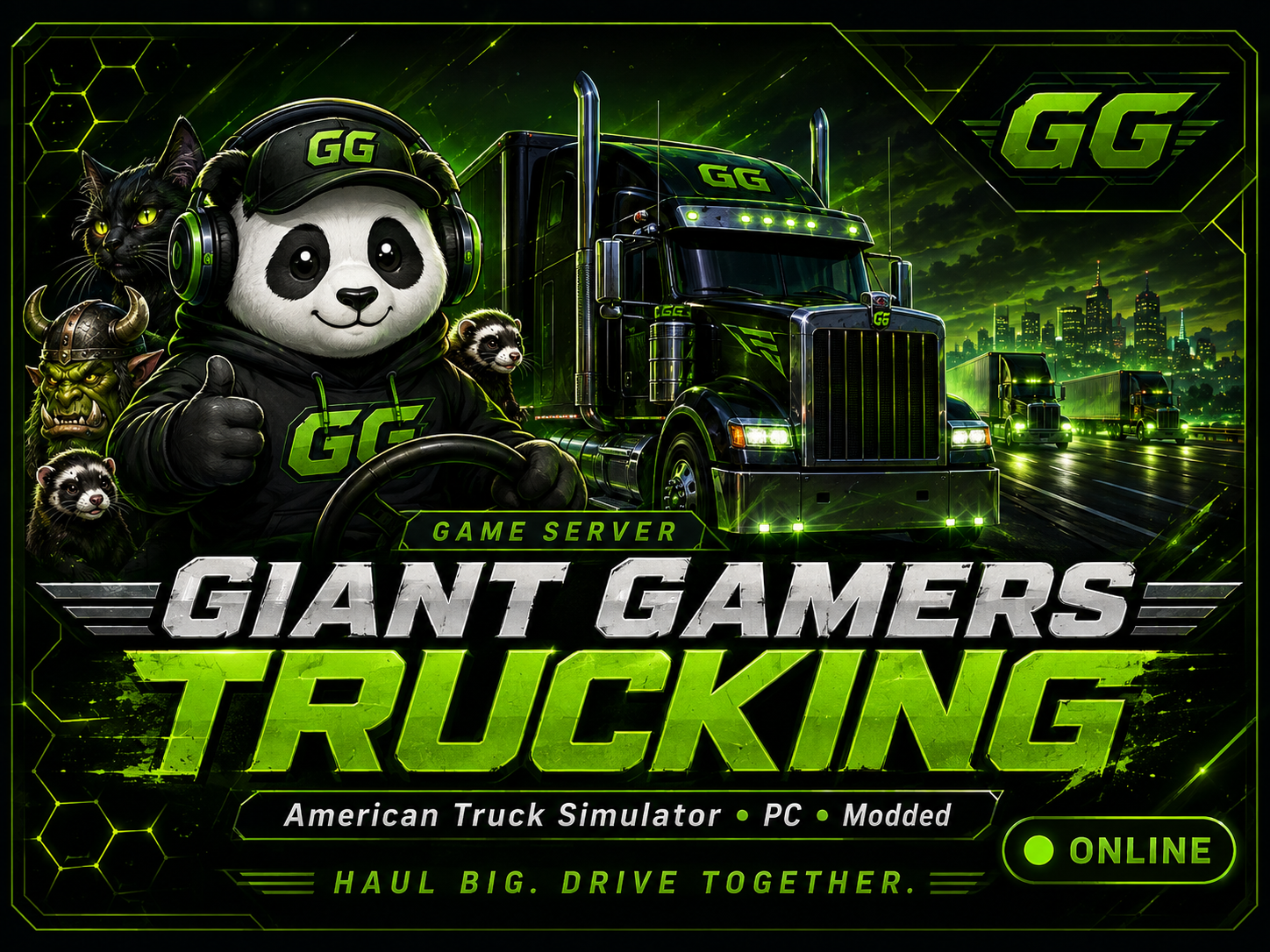 Giant Gamers Trucking artwork